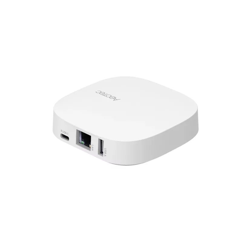 AEOTEC Smart Home Hub 2 — darbojas kā SmartThings centrmezgls, ES, Z-Wave, Zigbee 3.0, WiFi | GP-AEOHUBV4EU | Balts