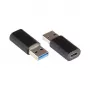 Alcasa USB-AD300 kabeļa adapteris USB 3.0 / USB 3.1 (1. paaudze) A USB C melns (USB-AD300)