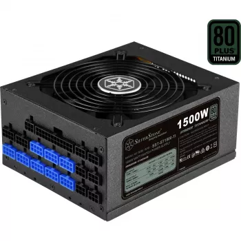 Silverstone SST-ST1500-TI v1.1 barošanas bloks 80 PLUS Titanium, modulārs - 1500 W (SST-ST1500-TI v1.1)