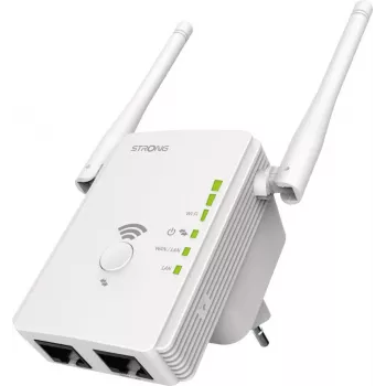 Strong REPEATER300V2 tilta un retranslatora tīkla retranslators 300 Mbit/s balts (REPEATER300V2)