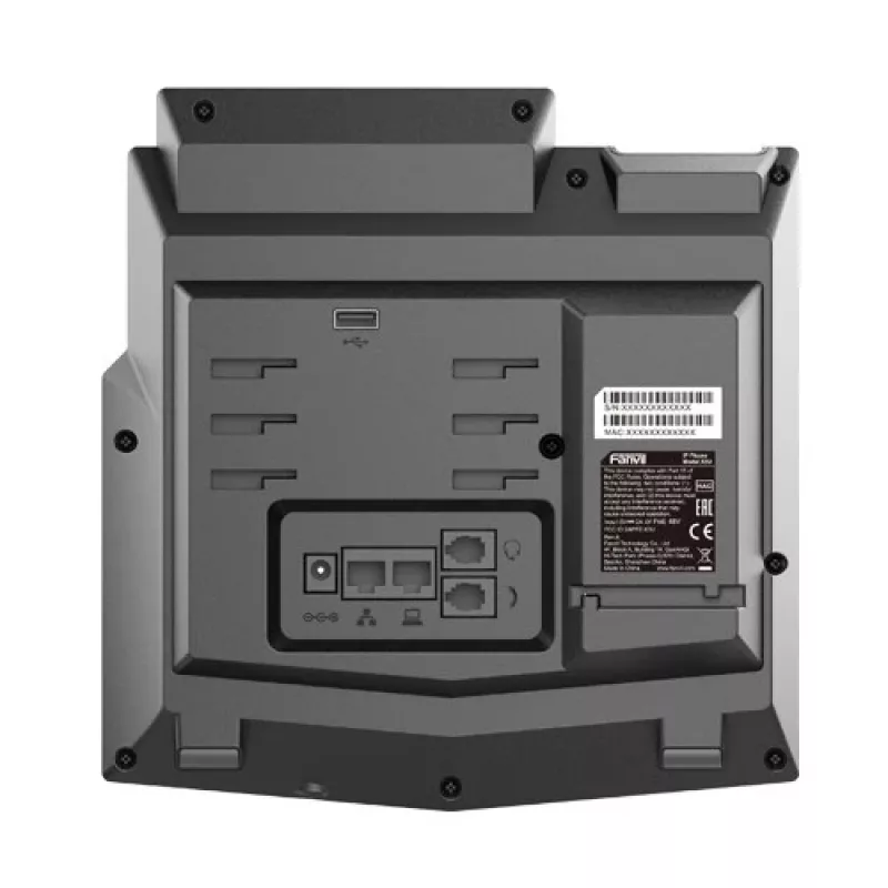 IP tālrunis Fanvil X5U melns 16 līnijas LCD Wi-Fi vadu klausule