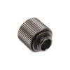 Savienotājs taisns G1/4 collas uz 13/10mm - kompakts, niķeļa melns