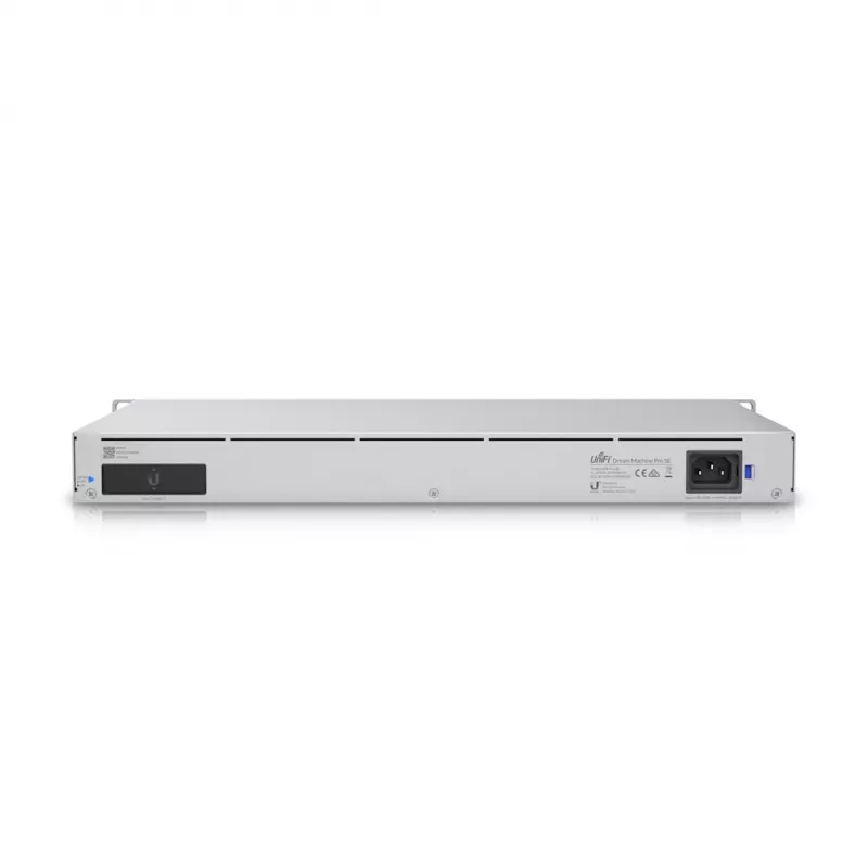 Vārteja UBIQUITI Dream Machine Special Edition — statīvs 1U, 8x RJ-45 LAN, PoE, 1.7 GHz CPU, 4 GB DDR4, 16 GB zibatmiņa, 3.3 cm skārienekrāns