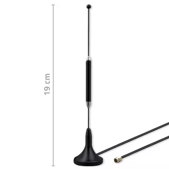 Ārējā 4G LTE antena QOLTEC 5 dBi 600–2700 MHz SMA savienotājs 3 m kabelis