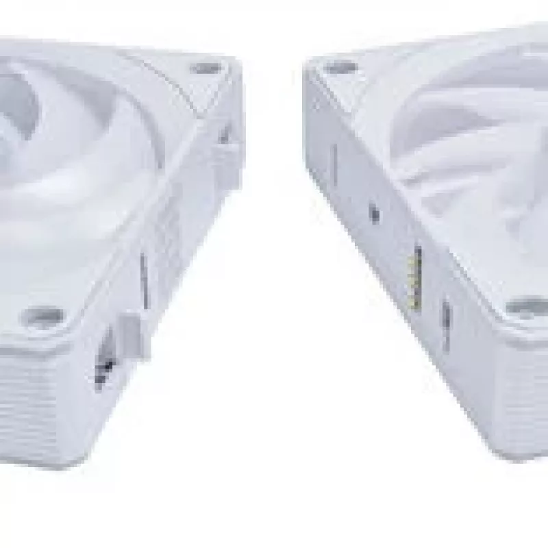 120 mm korpusa ventilators Lian Li UNI FAN CL Wireless — balts, bezvadu RGB vadība, saderīgs ar virknes savienošanu