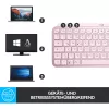 Logitech MX Keys Mini minimālistiska bezvadu apgaismojama tastatūra – ROZĀ – CENTRĀLĀ (DE)