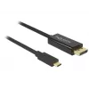 Video kabeļa adapteris USB Type-C uz DisplayPort DeLOCK 85255