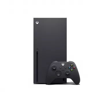Spēļu konsole Microsoft Xbox Series X — 1 TB SSD, AMD Ryzen Zen 2 3,8 GHz, AMD RDNA 2 (12 TFLOPS), 4K HDR, Wi‑Fi 5, Gigabit Ethernet, Blu‑Ray