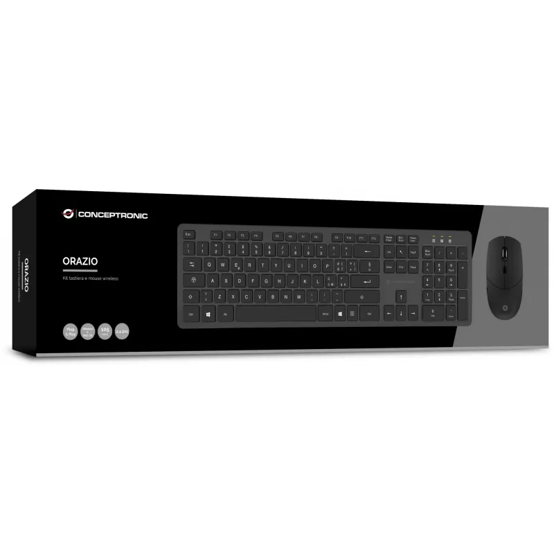 Conceptronic Orazio ORAZIO01IT tastatūra un pele, iekļauta
