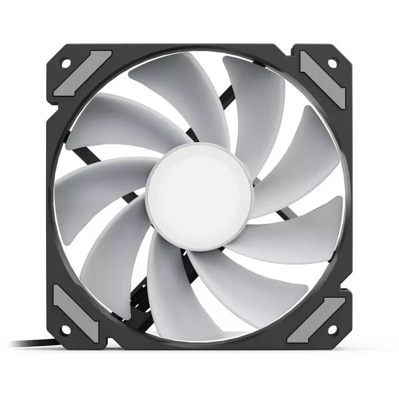 SHARKOON Shark Mirror RGB PWM Reverse 120mm ARGB ventilators - Melns