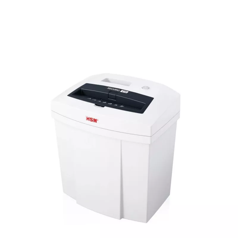 Papīra smalcinātājs HSM SECURIO C14, sloksnes smalcināšana, 22,6 cm, balts