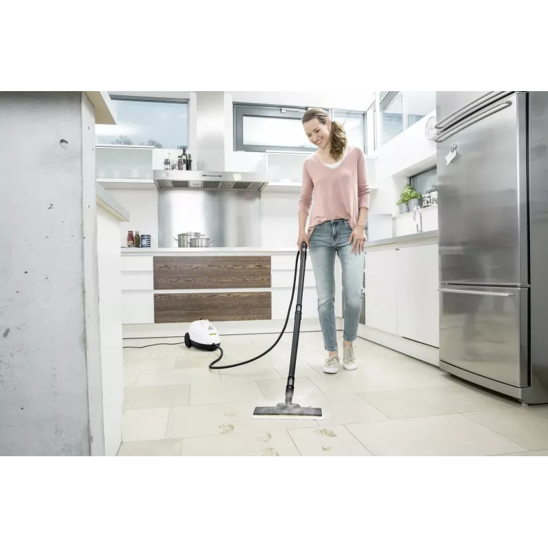 Kärcher SC 2 EasyFix cilindriskais tvaika tīrītājs 1 L 1500 W Melns, Balts