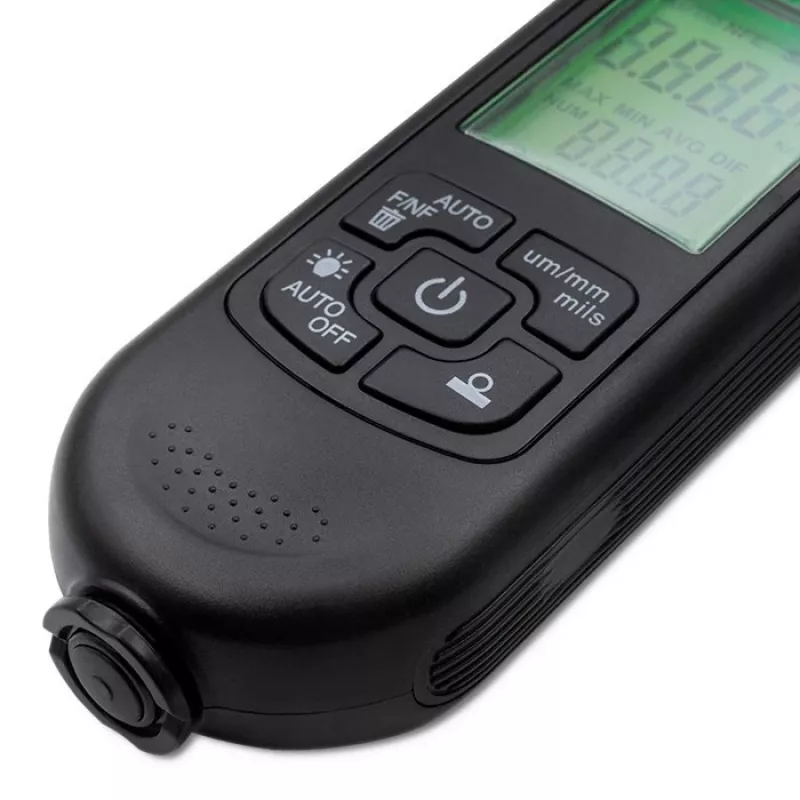 Qoltec Biezuma mērītājs krāsai ar LCD displeju | 0~2000 µm