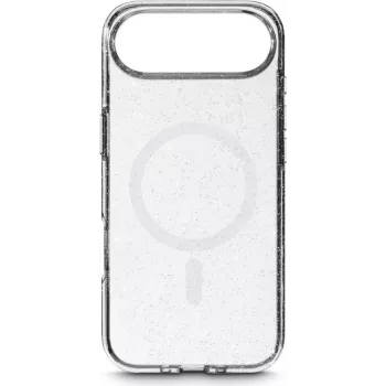 Aizsargājošs, ar MagSafe saderīgs balta Diamonds caurspīdīgs spīguļu maciņš Apple iPhone Air
