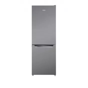 Ledusskapis-sal'dētava AMICA FK2425.4UNTX(E) brīvstāvošs 277 L kopā, apakšējā saldētava 74 L, invertors, sudraba, 1593×540×550 mm