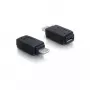 Adapteris USB micro-A+B sieviešu uz USB micro A-vīriešu DeLOCK 65032 Melna