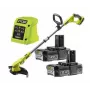 RYOBI bezvadu zāles trimmeris ar auklu 18V RLT183222S