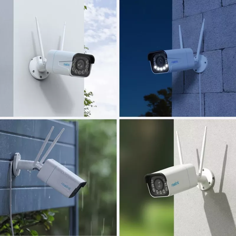 Reolink W430 - 4K āra kamera, nākamās paaudzes Wi-Fi 6, 5X optiskā tālummaiņa, personu/transportlīdzekļu/dzīvnieku noteikšana, krāsu nakts redzamība