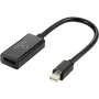 Renkforce Mini-DisplayPort adaptera kabelis HDMI-A ligzda 0,55 m melns RF-5947252 Zeltīti spraudkontakti DisplayPort kabelis (RF-5947252)