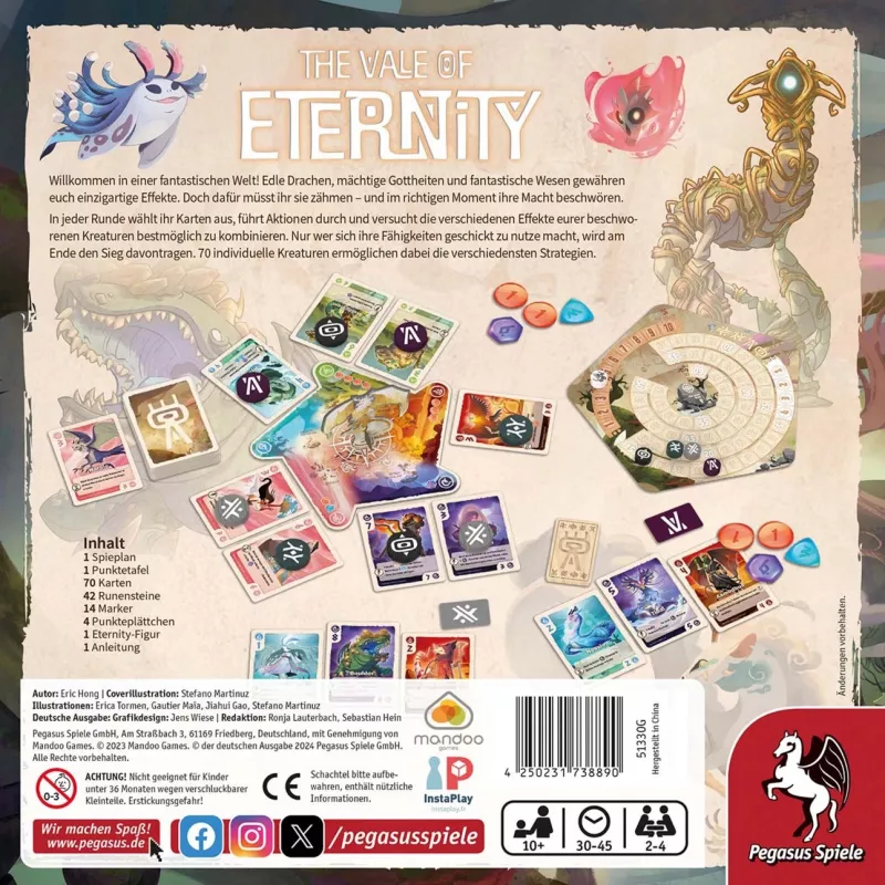 The Vale of Eternity , galda spēle