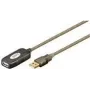USB kabelis Goobay 5m USB 2.0 A uz A vīr./siev.