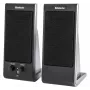 Galda / plaukta skaļruņi DEFENDER SPK-170 2.0, 4 W RMS, vadu USB 5 V, 3,5 mm, melni