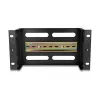 Rack accessory DELOCK 67320 — metal cover strip, Melns, 1 pc