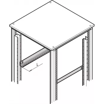 SCHROFF slīdesliede 25 kg - slīdesliežu komplekts 800T 10 gab. (21127198)