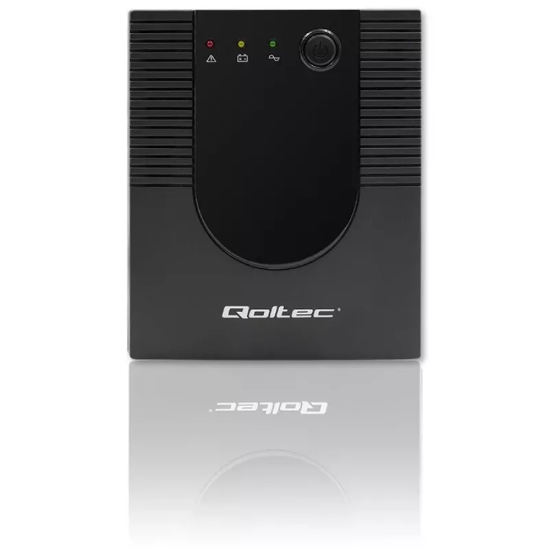 Nepārtrauktās barošanas avots UPS Qoltec 53775 1.2 kVA 720 W 4 AC kontaktligzdas