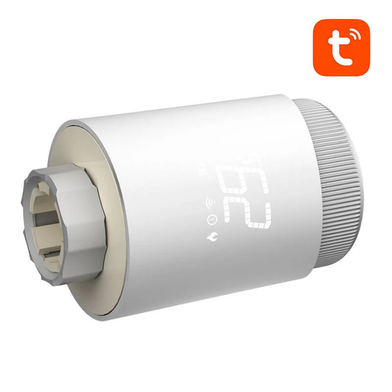 Termostatiskā radiatora vārsts Avatto TRV10 Zigbee Tuya bezvadu vadība, viedais TRV