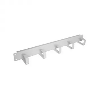 EFB-Elektronik 48,30cm (19) 1HE kabeļu pārvaldības panelis, 5 kronšteini, tērauds RAL7035 Ražotājs: EFB Elektronik (699995.1)