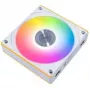 120 mm korpusa ventilators Lian Li UNI FAN CL Wireless — balts, bezvadu RGB vadība, saderīgs ar virknes savienošanu