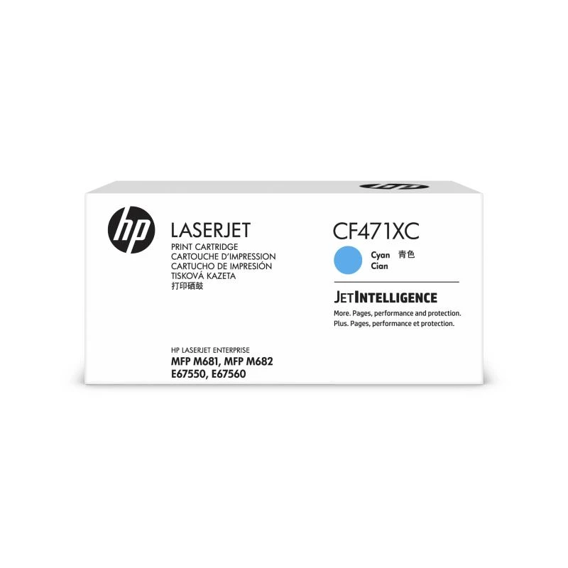 HP CONTRACT kasetne Nr. 657X HP657X HP 657X ciāna (CF471XC)