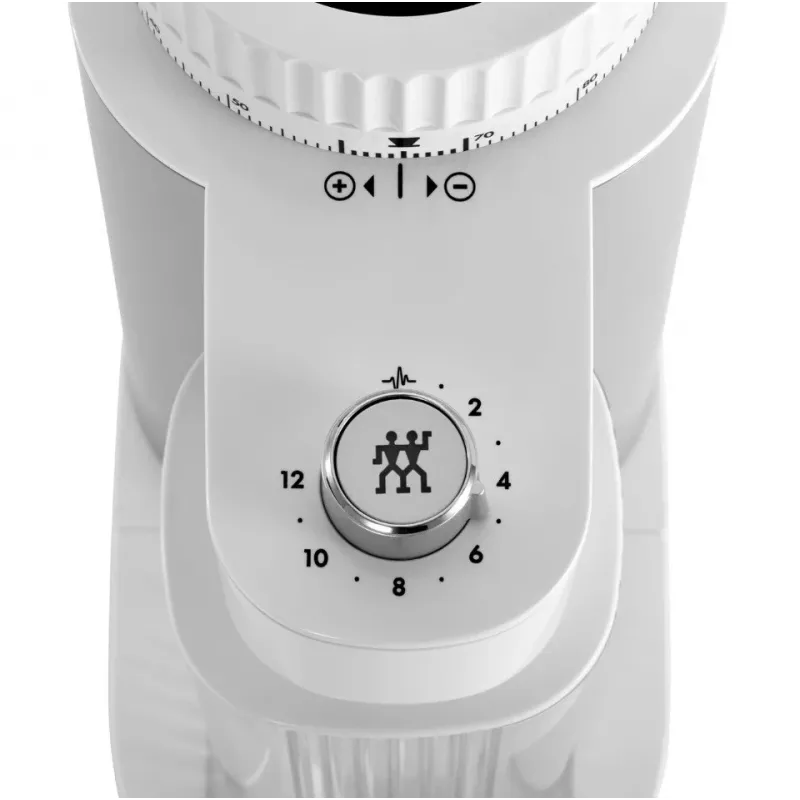 Graudu dzirnaviņas ZWILLING Enfinigy 135 W sudrabaini balta