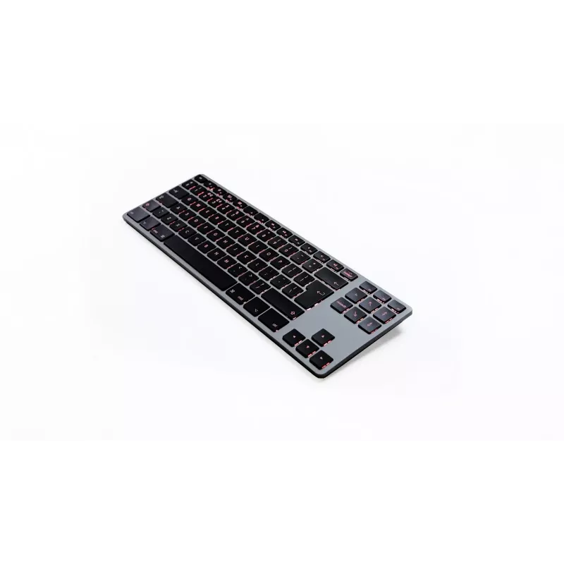 Tastatūra alumīnija Mac Tenkeyless RGB Space Gray
