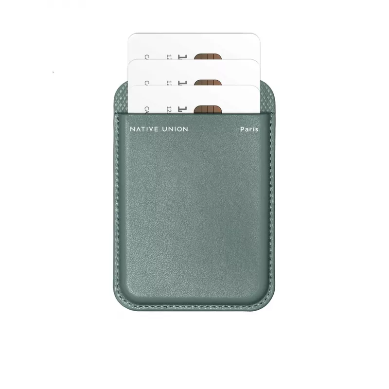 Wallet case native union (Re)Classic zaļa saderīgs ar iPhone 15/15 Pro/15 Plus/15 Pro Max, iPhone 14/14 Pro/14 Plus/14 Pro Max, iPhone 13/13 Pro