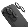 Rūdīta stikla kameras objektīva aizsargs, Belkin OVA179HQBK, priekš iPhone 15 un iPhone 15 Plus — 2 gab. iepakojumā