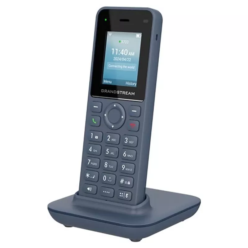 Grandstream Networks WP816 IP tālrunis antracīta krāsā 2 līniju LCD Wi-Fi