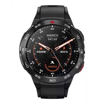 Mibro GS Pro viedpulkstenis ar GPS pozicionēšanu, 1,43 collu AMOLED HD ekrāns, 5ATM ūdensizturība, Bluetooth zvani, sporta pulkstenis sievietēm un vīriešiem