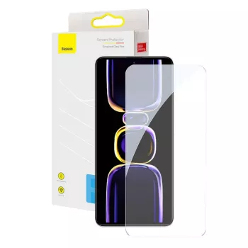 Rūdīta stikla ekrāna aizsargs Baseus Redmi K60 / K60 Pro, 0,3 mm biezums
