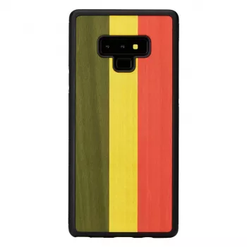 Viedtālruņa maciņš man and wood Samsung Galaxy Note 9 — Reggae Melns aizsargvāciņš