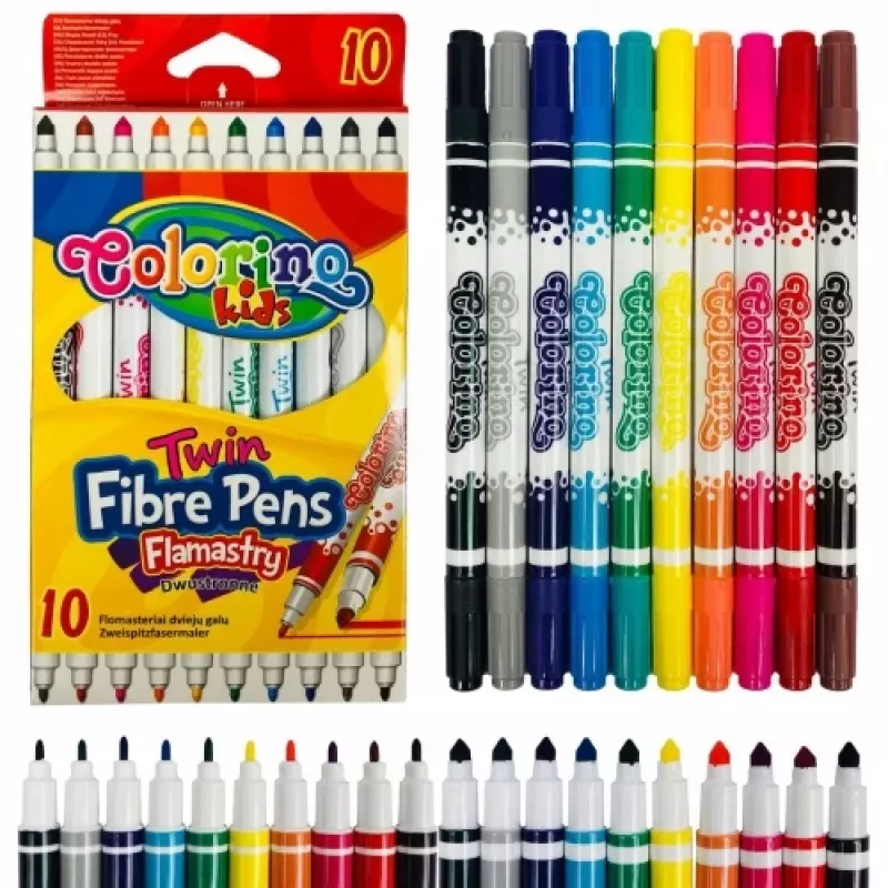 Colorino Kids dubultgala flomāsteri 10 krāsās