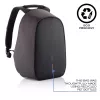 Mugursoma XDDESIGN Bobby Hero Small, pretaizdzīšanas, 11,5 L, planšetdators līdz 12,9 collām, PET/putas, melna