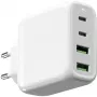 Strāvas adapteris ALLNET PSU-GaNPD-USB-2A2C-68W 68W, 2× USB-A, 2× USB-C (GaN)