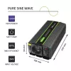 Auto invertors Qoltec Monolith 1200 W Melns 24 V