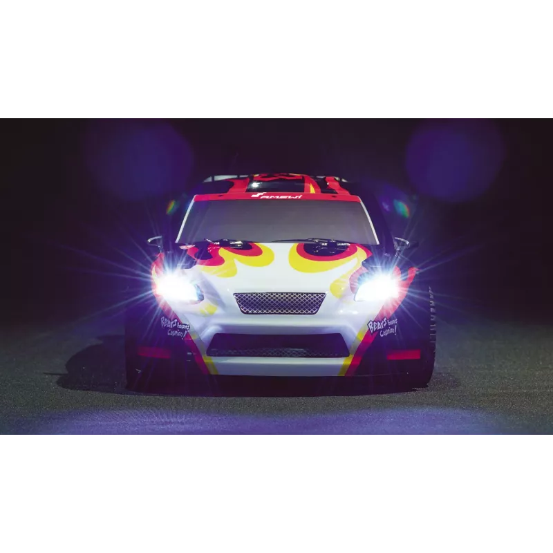 Amewi FR16 Rallye Drift transportlīdzeklis, tālvadāms RC modelis, rallija automašīna, elektromotors, 1:16 (21093)