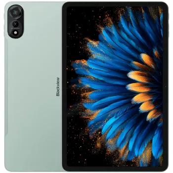 Blackview MEGA 2 SET LTE 12 collu FHD+IPS 1200x2000 60Hz 12GB+256GB Unisoc T615 astoņkodolu 1.6GHz kamera priekšā 8MP aizmugurē 16MP 9000mAh+ uzlāde 18W ātrā / kabelis plēve maciņš irbulis pele tastatūra