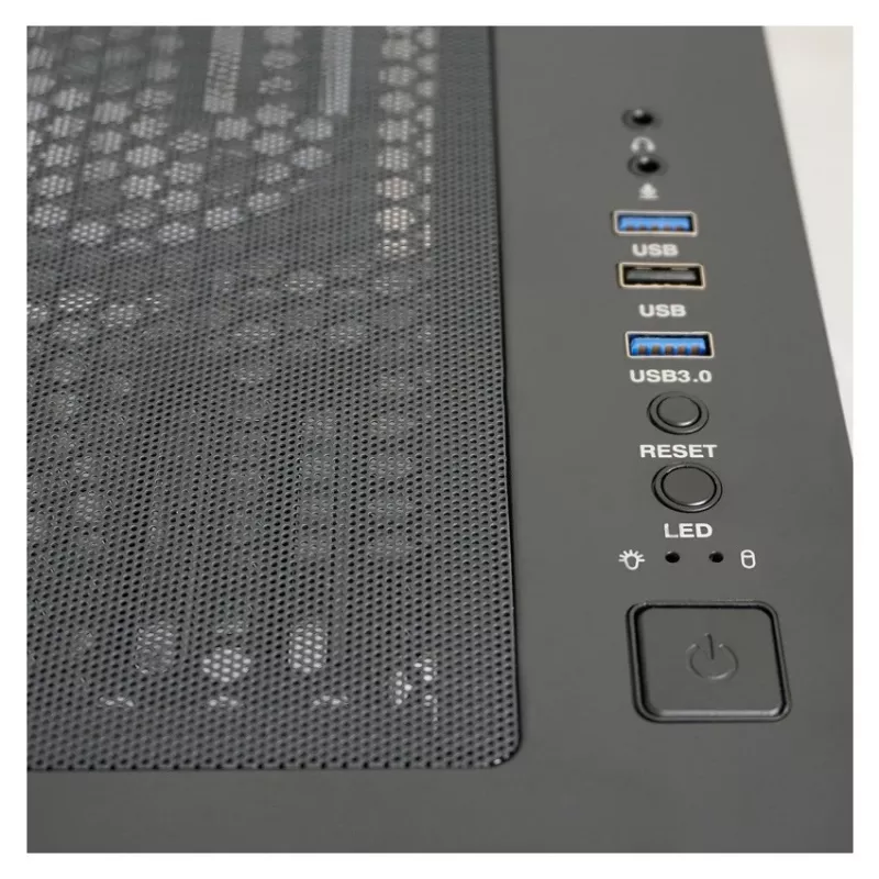 LC-Power Gaming 803B Midi Tower melna