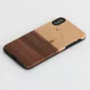 Viedtālruņa maciņš man and wood iPhone X/XS — modelis mare, melns