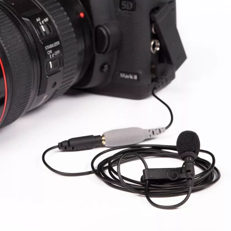 Lavalier mikrofonu RØDE smartLav+ — vadu, daudzvirzienu, 3,5 mm, 20–20 000 Hz, -35 dB jutība, 2 gab., pārnēsāšanas maciņš